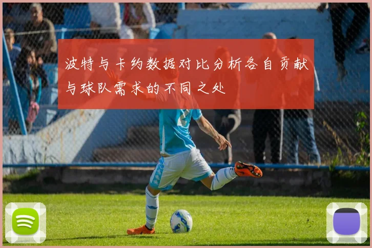 波特与卡约数据对比分析各自贡献与球队需求的不同之处